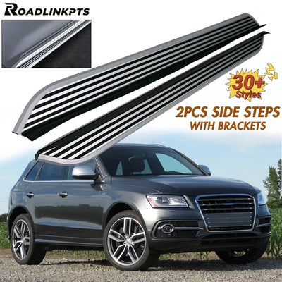 Marchepieds Aluminium Argenté Audi Q5 2009-2017 (Paire)
