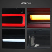 Feux Arrière LED Dodge Challenger 3e Génération 2008-2014 Clignotants Séquentiels, Rouge Transparent ou Fumé