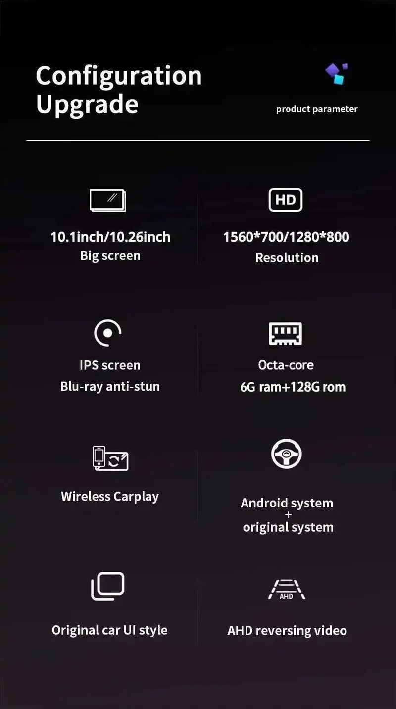 Autoradio Android 13 Maserati Quattroporte 2013-2020 Écran 12,3 Pouces CarPlay GPS 4G