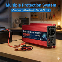 Convertisseur Pur Sinus 12V 24V 48V 72V 220V 1000 à 3000 W