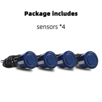 Capteurs de radar de recul 22 mm 12 coloris lot de 4 sondes seules