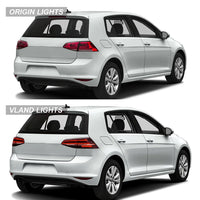 Feux Arrière LED VLAND Volkswagen Golf 7 MK7 2013-2021 — vue arrière
