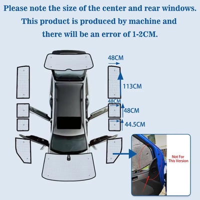 Pare-Soleil Vitres Volkswagen Transporter T5 Multivan 2003-2015