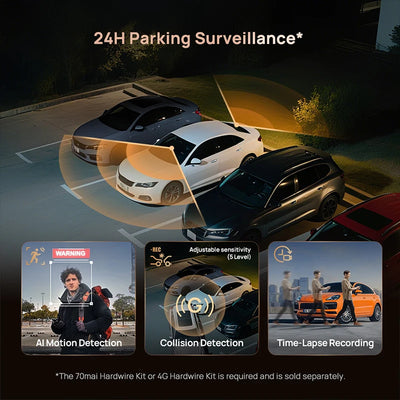 Dashcam 70mai A810S 4K Wi-Fi 6 GPS ADAS