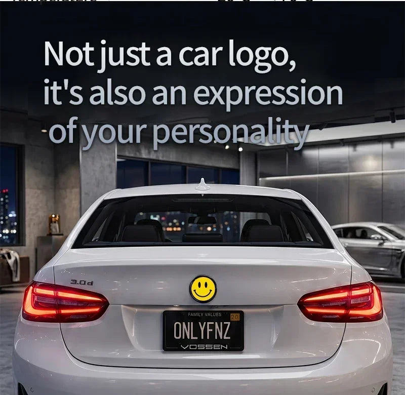 Logo Emblème LED Dynamique pour Coffre BMW 74 ou 82 mm, Écran Rond Animé