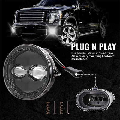 LED Antibrouillard Ford F150 F-150 2004-2014 Paire