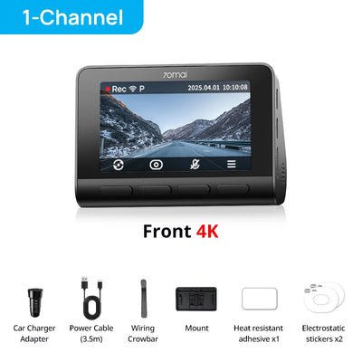 Dashcam 70mai A810S 4K Wi-Fi 6 GPS ADAS