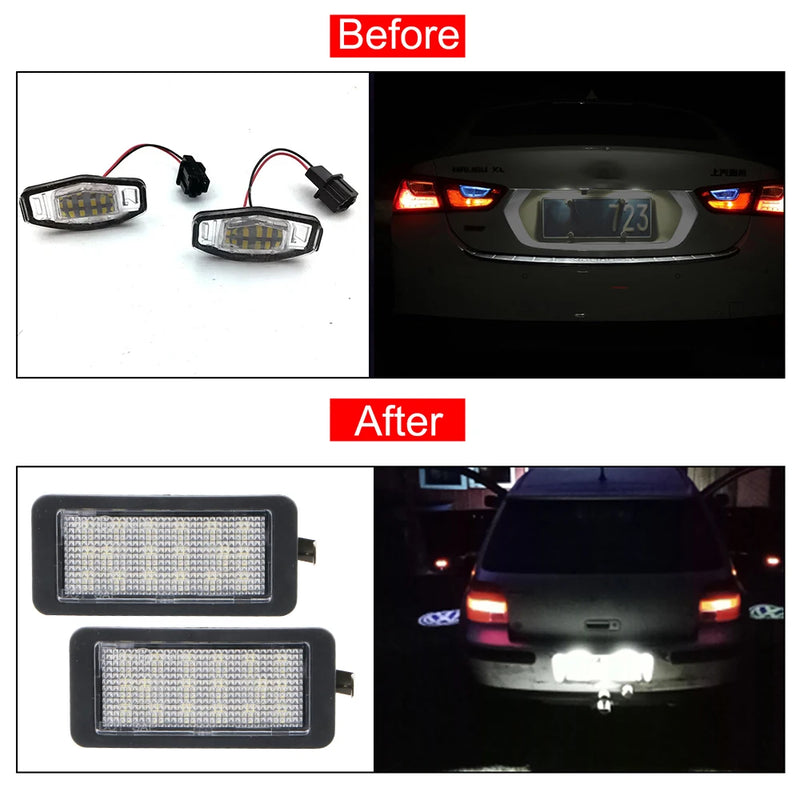 Éclairage de Plaque LED VW Up Skoda Citigo Seat Mii