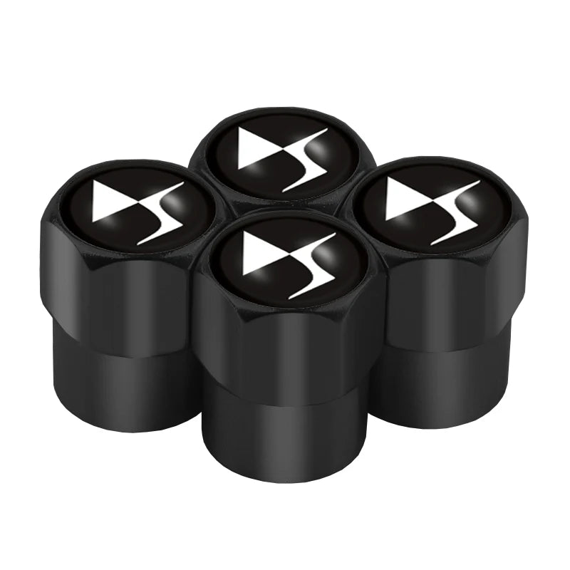 Bouchons de Valve Citroën C3 C4 C5 Aircross Métal — détail de fixation