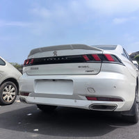 Becquet Peugeot 508 et 508L 2019-2025, Lèvre de Coffre ABS Noir, Blanc, Rouge, Aspect Carbone ou à Peindre