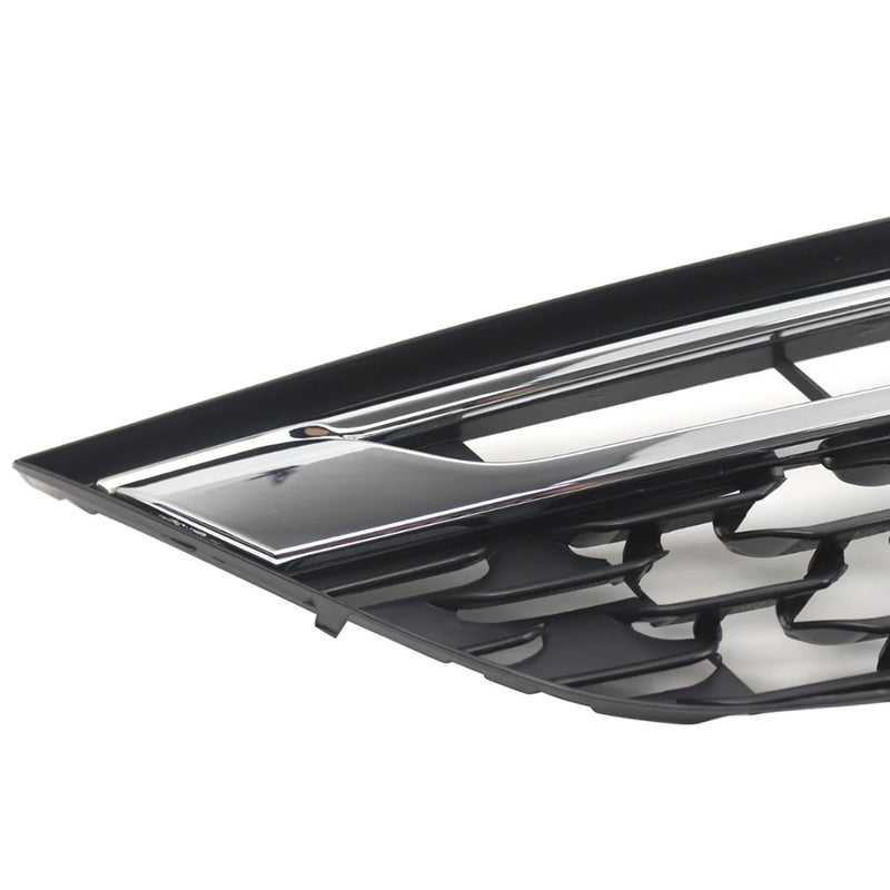 Calandre de Radiateur Avant Opel Astra K 2015-2019 Maille Noir Brillant et Baguettes Chromées