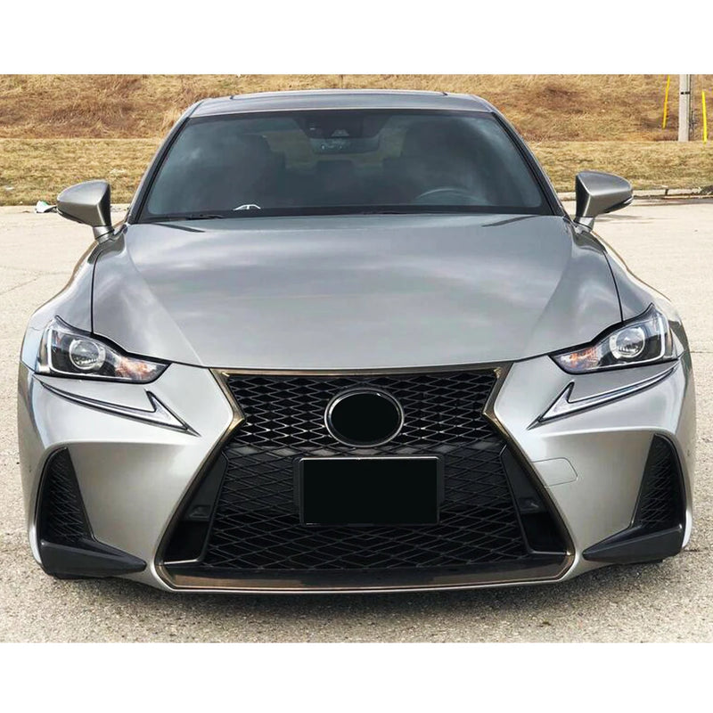 Calandre Lexus IS F Sport 2017-2022 Noir Brillant Kit Calandre Supérieure et Inférieure Avant IS200 IS300h IS350