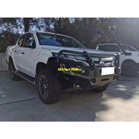 Pare-Chocs Avant Acier Noir Mitsubishi Triton L200 2019+ MR Pare-Buffle Robuste