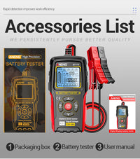 ANENG BT175 12V 24V Car Battery Tester 50-1999 CCA