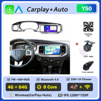 Autoradio Android Dodge Charger 2011-2014 Écran QLED 9 pouces CarPlay GPS Navigation