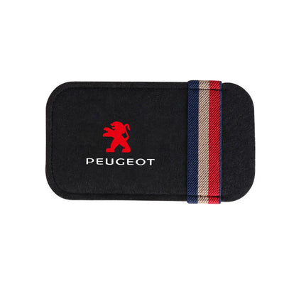 Étui de Pare-Soleil Porte-Lunettes Feutrine Peugeot 3008 2008