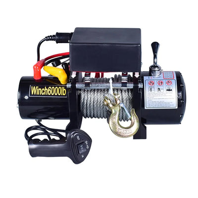 Treuil Électrique 3500 lbs 12V Kit Complet Guide-Câble