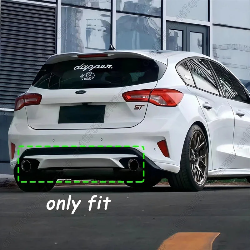 Diffuseur Arrière Ford Focus ST MK4 2019-2021 Noir Brillant