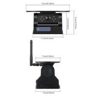 Caméra de Recul Sans Fil à Charge Solaire Podofo 720P WiFi avec Vision Nocturne IP67 Magnétique pour Camping-Car, Voiture et Pick-up