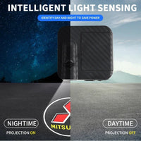 Projecteur de Porte Mitsubishi sans Fil Logo LED pour Pajero Outlander XL Montero Lancer Triton L200