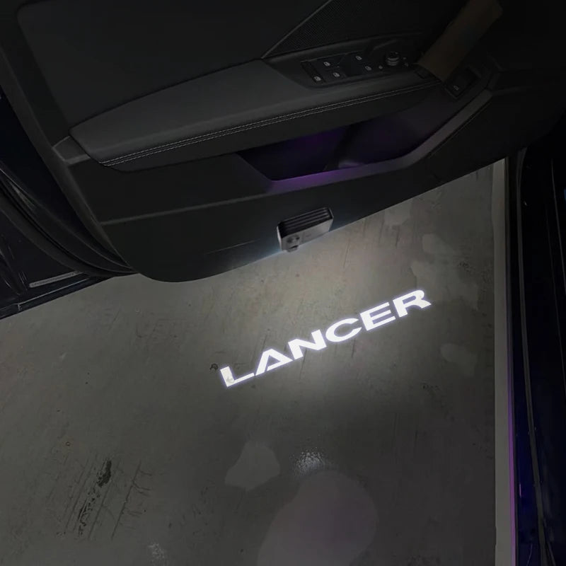Projecteur LED de Porte Mitsubishi Outlander Pajero ASX Lancer EX Eclipse Cross Lumière de Bienvenue Sans Fil