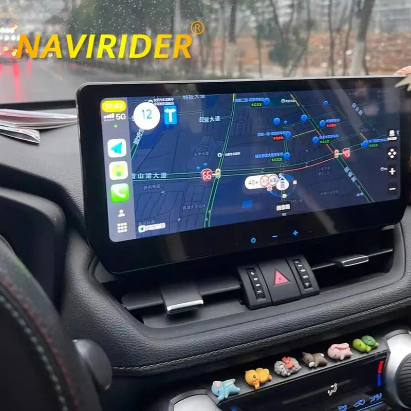 Autoradio Android Écran 12,3 Pouces Toyota RAV4 2018-2025 CarPlay Sans Fil Android Auto 4G