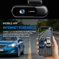 Dashcam 4 Canaux 4K WiFi Avant Arrière Intérieur