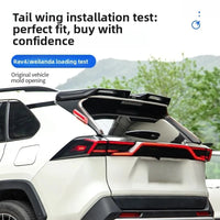 Becquet de Toit Toyota RAV4 2020-2025 Style MC Sport en ABS Noir Brillant, Blanc Nacré ou Aspect Carbone