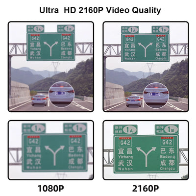Dashcam E-ACE B46P 4K Double Objectif GPS WiFi