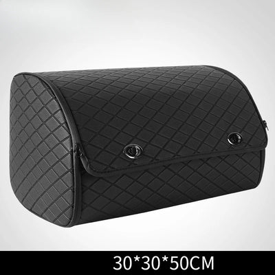 Rangement de Coffre Voiture Pliable Noir 50 cm