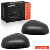 Coques de Rétroviseur Renault Twingo 3 2014-2025 et Smart Fortwo Forfour 453, Paire Gauche et Droite Noir Texturé