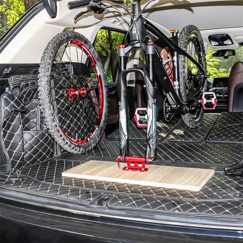 Porte-Vélos de Toit MUQZI Support de Fourche Aluminium