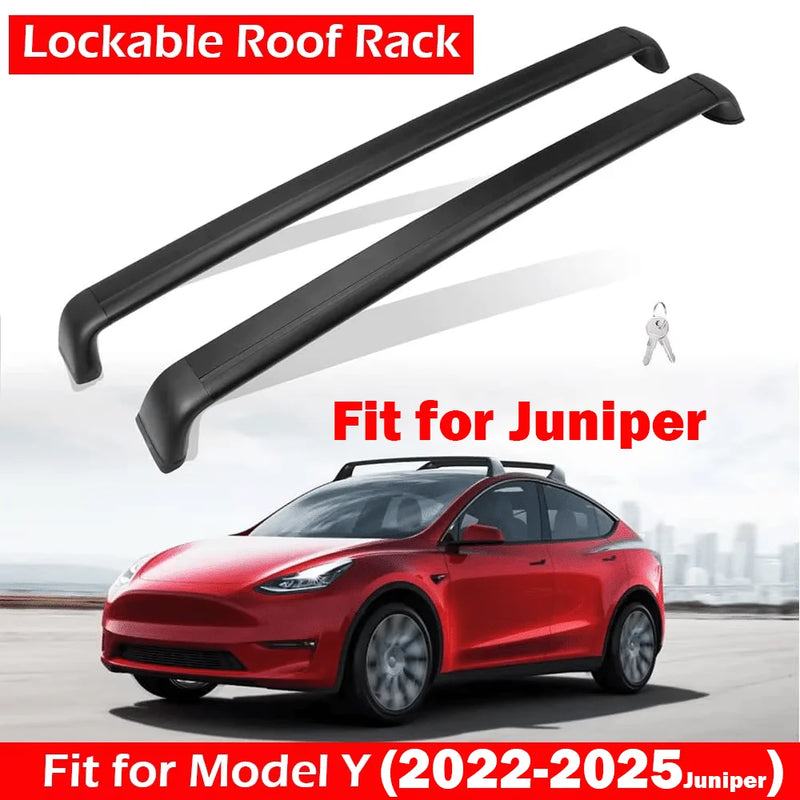 Barres de Toit Antivol Tesla Model Y Juniper