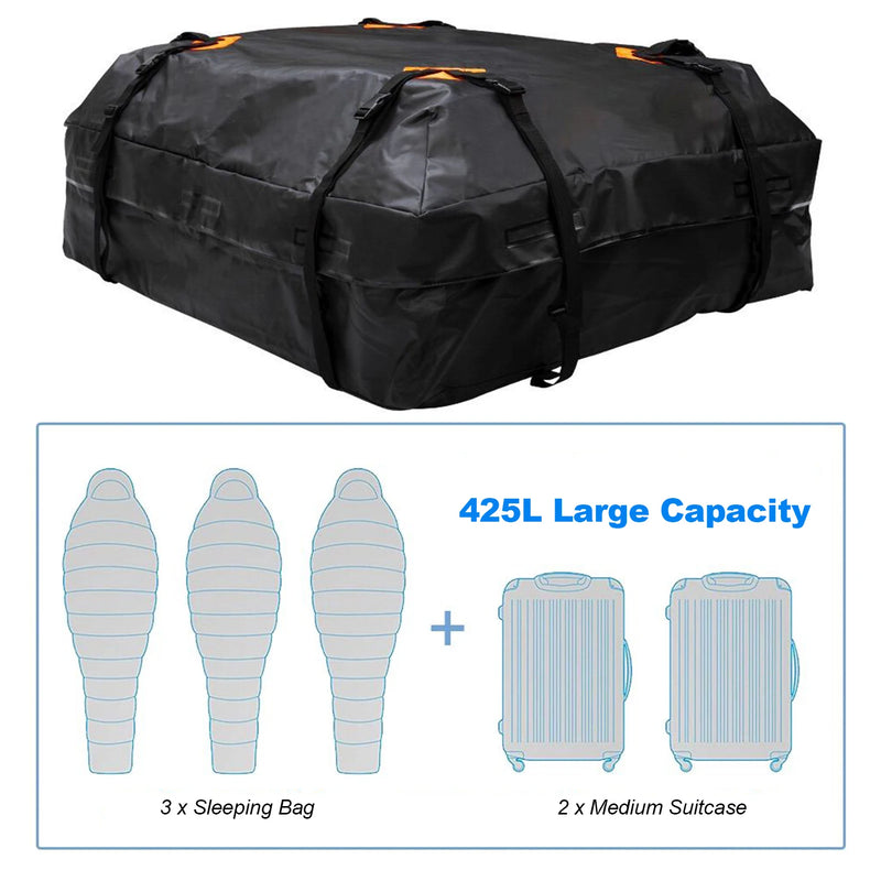 Coffre de Toit Souple KKMOON 566 L Oxford 600D