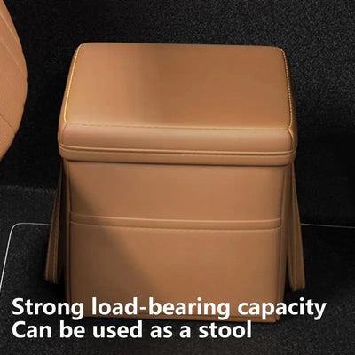 Organisateur de Coffre de Voiture Pliable en Cuir