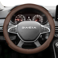 Housse de Volant en Cuir Respirant Ultra-Mince Dacia Sandero Stepway Duster Jogger Bigster Spring Logan