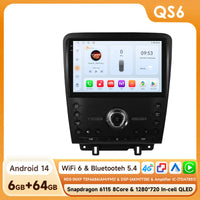 Autoradio Android Ford Mustang 2010-2014 Écran 2K CarPlay Sans Fil Caméra ADAS 360 GPS