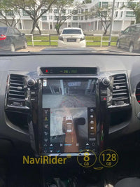 Autoradio Android 14 Écran Vertical Toyota Fortuner et Hilux 2005-2014 CarPlay GPS 4G