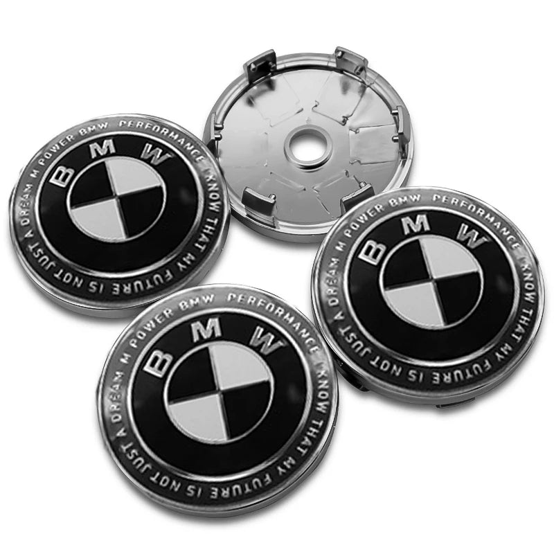 Cache-Moyeux BMW E90 F30 F10 X1 X5 56mm 60mm — vue en situation