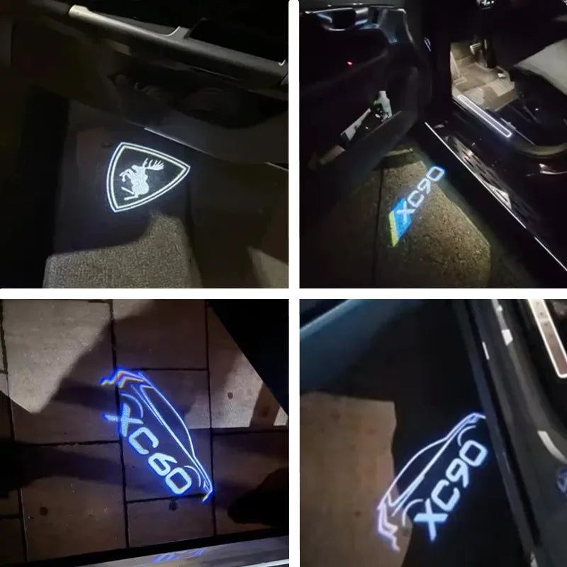 Projecteur Logo Porte Volvo XC60 XC90 V60 V90 Montage Direct