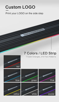 Marchepieds Électriques Rétractables BMW X5 G05 2019-2024 Aluminium avec Éclairage LED
