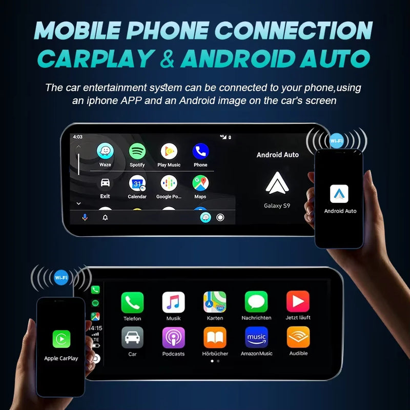 Autoradio Android Audi A6 Q7 MMI 2G 3G — vue de profil