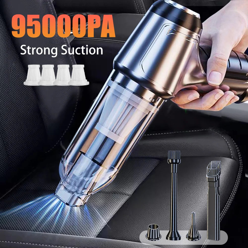 Aspirateur de Voiture Sans Fil 95000 Pa Souffleur