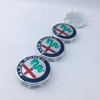 Cache-Moyeux Alfa Romeo Giulia Stelvio Giulietta 60mm — exemple de montage