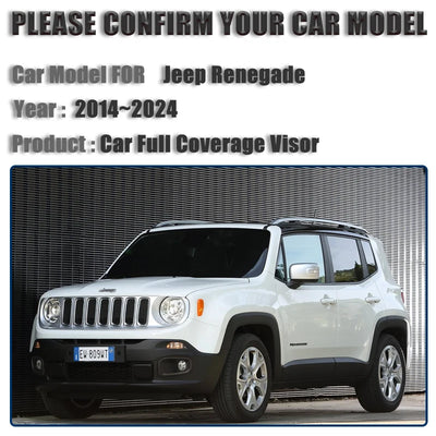 Pare-Soleil Vitres et Lunette Jeep Renegade 2015-2023