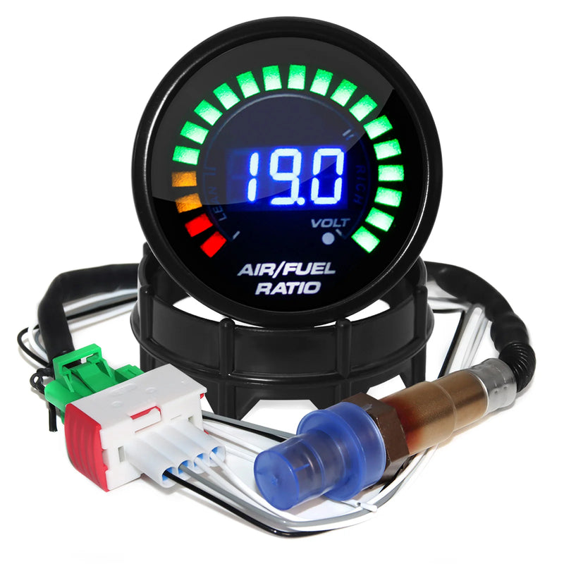 Jauge Air Carburant 52 mm avec Sonde Lambda Large Bande