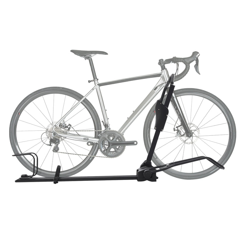 Porte-Vélo de Toit Pliable avec Support Vertical et Double Verrouillage Réglable de 75 à 98 cm pour SUV et Monospaces