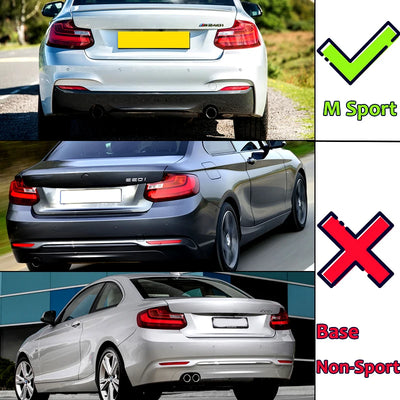 Diffuseur Arrière BMW Série 2 F22 F23 2014-2021