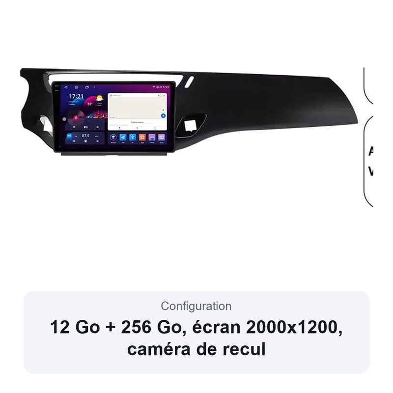 Autoradio CarPlay Citroën C3 DS3 2010-2016 Écran Tactile