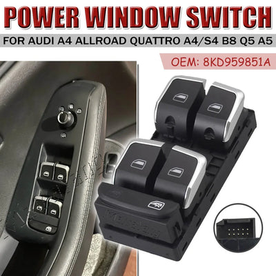 Bouton Lève-Vitre Conducteur Audi A4 S4 B8 Q5 A5 Quattro